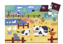 Puzzle les vaches à la ferme