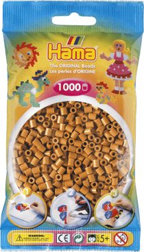 Sac 1000 perles Hama - marron - 20721