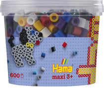 Pot de perles Hama - Maxi - 600 perles vives