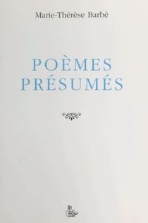 Poèmes présumés
