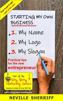 Starting My Own Business: My Name, Logo and Slogan - Nitty Gritty Marketing, #1