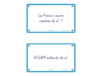 80 flashcards - 7,5 x 12,5 cm - Flash 2.0 Oxford - Uni blanc - cadre turquoise
