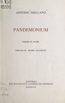 Pandemonium - Poèmes en prose