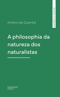 A philosophia da natureza dos naturalistas