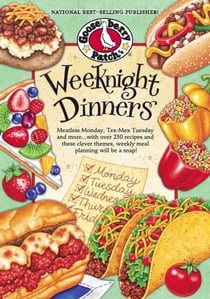 Weeknight Dinners - Meatless Monday, Tex-Mex Tuesday and more...with over 250 recipes and these clever themes, weekly meal planning will be a snap!
