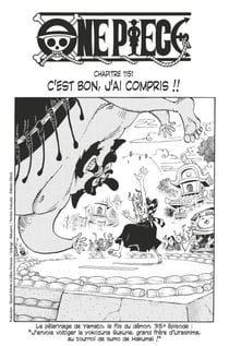 One Piece édition originale - Chapitre 1151 - C'est bon, j'ai compris !!