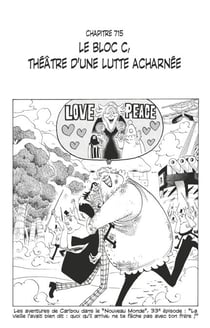 One Piece édition originale - Chapitre 715 - Le bloc C, théâtre d'une lutte acharnée