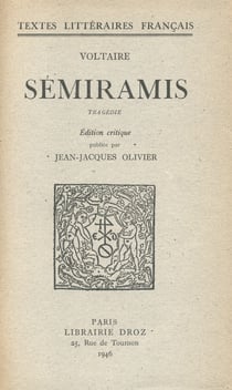 Sémiramis - Tragédie