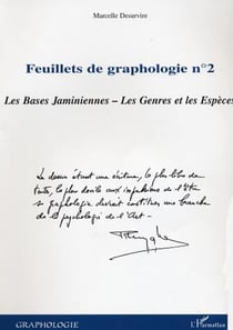 Feuillets de graphologie n°2 - Les Bases Jaminiennes - Les Genres et les Espèces