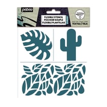 Pochoir tropical 7A - 15x15 cm