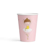 8 gobelets carton - Petite danseuse