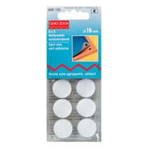 8 points adhésifs - 19mm