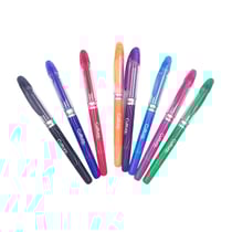 Lot de 8 stylos roller - Pointe moyenne - Cultura
