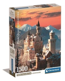 Puzzle Compact 1500 pièces - Neuschwanstein - Clementoni