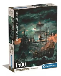 Puzzle Compact 1500 pièces - The Pirates Ship - Clementoni