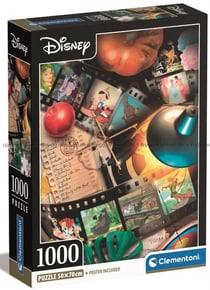 Puzzle Compact 1000 pièces - Classic Movies - Clementoni