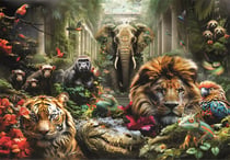 Puzzle 1000 pièces - Mystic Jungle - Clementoni