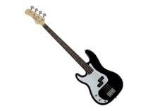 Eko Starter VPB-100 - Guitare basse électrique - Gaucher - 4 cordes - Noire