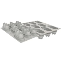 Moule Silikomart - Petal 3D -  Silicone - Gris 