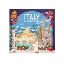 Calendrier mural 2024 Legami - 12 mois - Italy - 30 x 29 cm