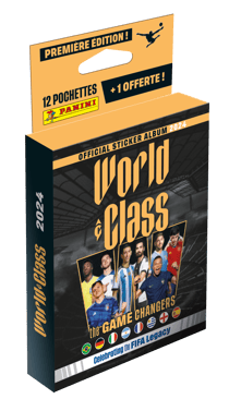 Blister Fifa World Class 2024 - Panini - 12 pochettes + 1 offerte