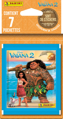 Lot de 7 pochettes Panini - Vaiana