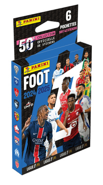 Blister 6 pochettes - Foot 2024-2025 Ligue 1 McDonald's - Panini