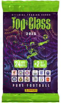 Pack de cartes Panini - Fifa Top Class 2025 - 24 cartes + 2 holographiques