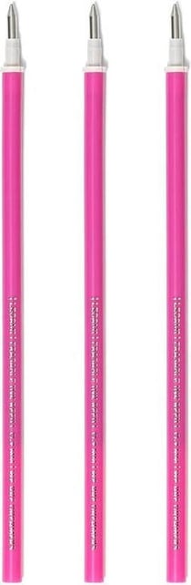 Recharge Stylo Effaçable - rose - Pack 3 Pcs - Papeterie Michel