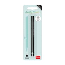 Lot de 2 recharges stylo à encre gel 3D Legami - Lovely Friends - Noir
