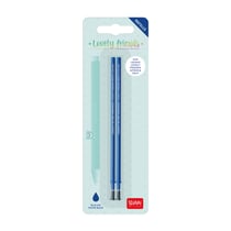 Lot de 2 recharges stylo à encre gel 3D Legami - Lovely Friends - Bleu