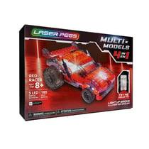 Laser Pegs  - Multimodel - Véhicule Rouge - 4 en 1 - GP Toys