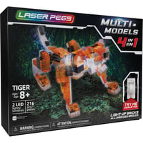 Laser Pegs - Tigre rouge 4 en 1
