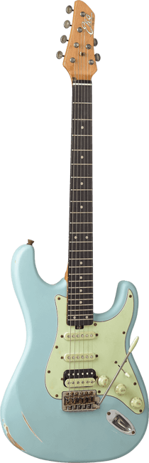 Eko Aire Relic - Guitare électrique - bleu