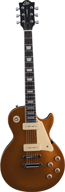 Eko VL-480 P-90 - Guitare électrique - Type LP - Aged Gold Sparkle