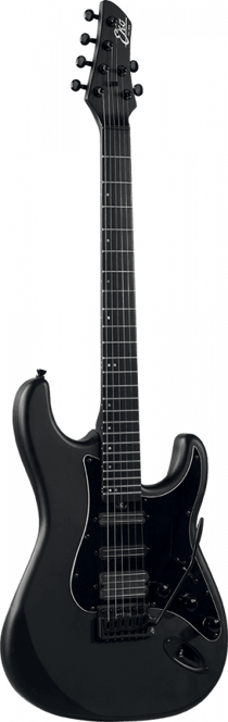 Eko Aire Stealth - Guitare électrique - Super-Strat - Matte Black 