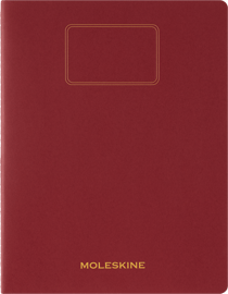 Cahier Moleskine - Rouge - 21,6 x 27,9 cm - Etudiant - 120 pages unies 