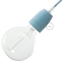 Kit douille E27 en porcelaine - Azur