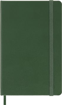 Carnet - 9 x 14 cm - Moleskine - 192 pages lignées - couverture rigide - vert myrte