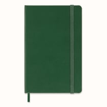 Carnet - 9 x 14 cm - Moleskine - 192 pages unies - couverture rigide - vert myrte