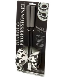 Diabolo à rouelement à billes moucheté noir & blanc - Megagic
