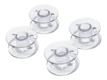 4 Canettes  transparentes en plastique Créalia