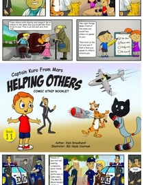 Captain Kuro From Mars Helping Others Comic Strip Booklet - Captain Kuro From Mars Comic Strip Booklets English, #11