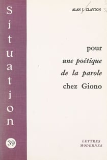 Pour une poétique de la parole chez Giono
