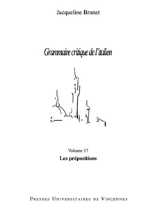 Grammaire critique de l'italien - Les prépositions