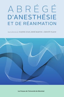Abrégé d’anesthésie et de réanimation