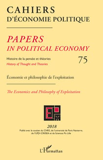 Cahiers d'économie politique 75 - Economie et philosophie de l'exploitation