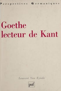 Goethe lecteur de Kant
