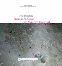 Défi de lecture: Thomas l’obscur de Maurice Blanchot