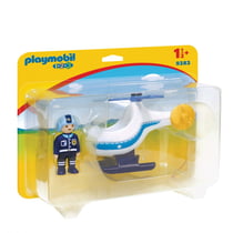 Playmobil® 1.2.3 - Hélicoptère de police - 9383